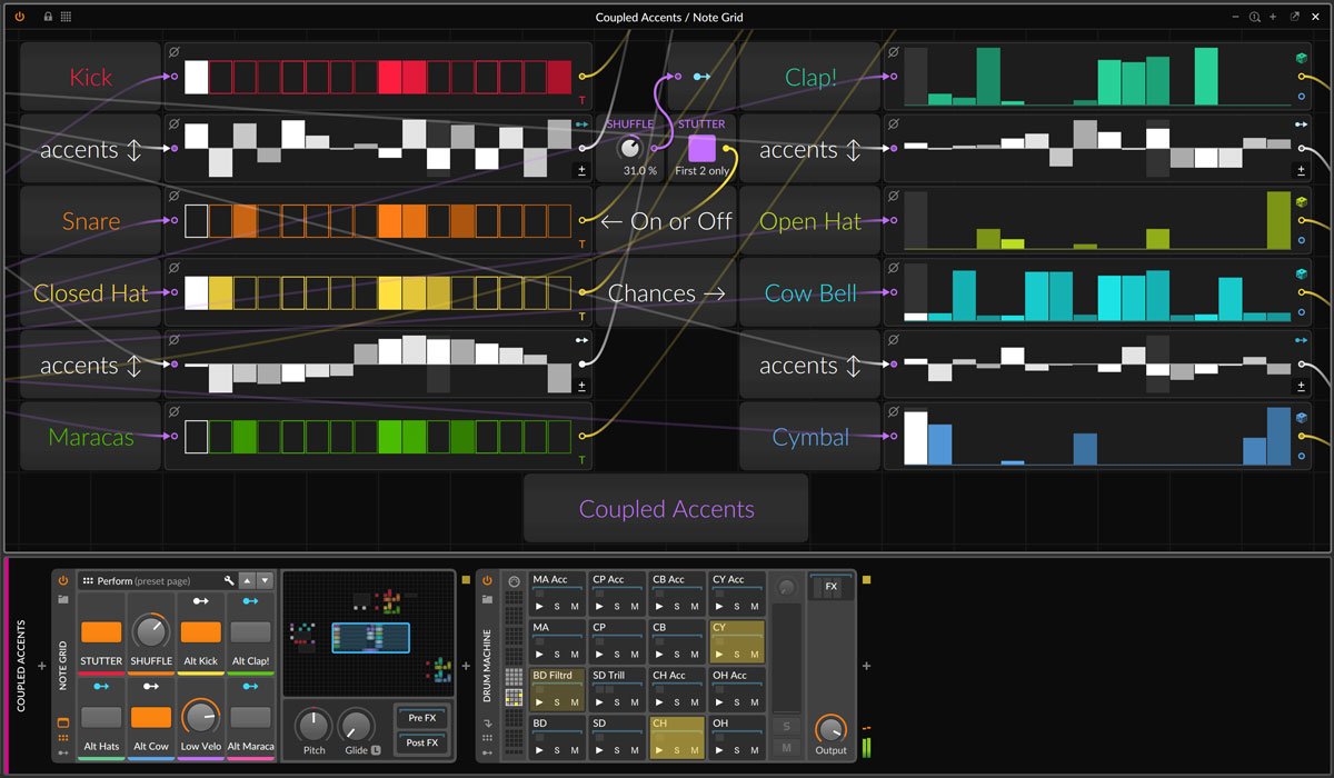 Faust vs Bitwig Grid